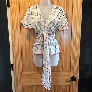 Vintage Designer Silk Top
